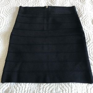 Guess Los Angeles black bandage mini skirt